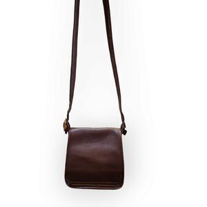 COACH Vintage Legacy Brown Studio Flap Crossbody Bag (Style No. 9145)